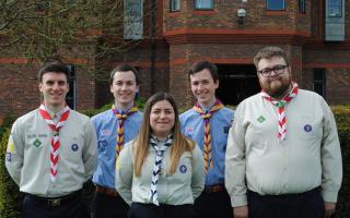 Twin brothers receive the highest scout award to recognise their skills