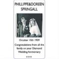 DOREEN AND PHILLIPPE SPRINGHALL