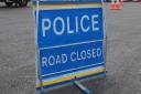 London Road is closed following a crash