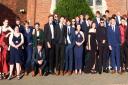 Some of the Year 11 students from Bungay HS at their prom.