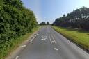 A motorcyclist has been taken to hospital with serious injuries after a crash on the A12 at the weekend