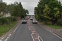 A motorcyclist is in hospital with serious injuries after a crash on the A146