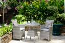 The Aruba garden bistro set from Aldiss is ideal for intimate alfresco dining