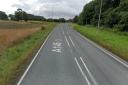 A motorcyclist in his 30s has died following a crash on the A146 near Framingham Pigot