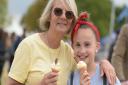 Sue and Darcy enjoying an ice cream  Picture: SARAH LUCY BROWN