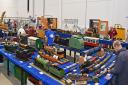 The main exhibition hall for the Lowestoft model engineering and model making exhibition.