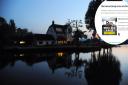 The still water of the River Yare in the evening at the Beauchamp Arms - a perfect setting for a rave?