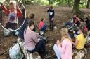 Students learn about the world through the exploration of nature