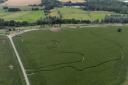 Images show the aftermath of the moment a Land Rover Defender veered into Earsham Park Farm's field