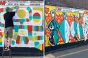 Vinnie Nylon's street art on Lower Olland Street and Upper Olland Street