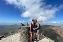 Amelia and Louise Kennard on top of Mount Snowdon. Picture - Louise Kennard