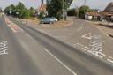 Slow traffic was reported on the A146