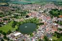 Aerial view of Diss