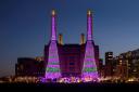David Hockney’s artwork will be displayed every evening until Christmas Day at Battersea Power Station (Apple)