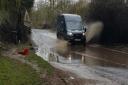 The road is hit by flooding problems in winter months