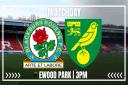Norwich City face Blackburn Rovers at Ewood Park