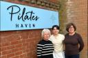 The Pilates Haven studio in Beccles. L-R: Students Carol Wood and Lilly Wilcox with Pilates Teacher Trainer and studio owner Jean Wilcox. Picture: Lilly Wilcox