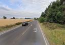The A146 near Beccles has closed after a crash