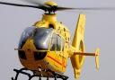 The East Anglian Air Ambulance responded after a man suffered a medical emergency.