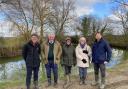 Mr Bacon was supportive of the project carried out by the Norfolk Wildlife Trust in his visit