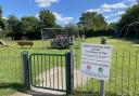 The Jeep at the Kittens Lane Park in Loddon has been fenced off after vandals broke it