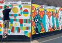 Vinnie Nylon's street art in Bungay