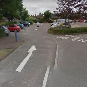 A Honda Jazz was parked in the Roys of Beccles car park in Gosford Road when it was targeted.