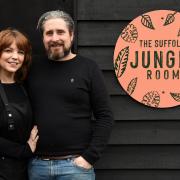 Sam and Tony of The Suffolk Jungle Room - a new cafe and plant shop in Metfield