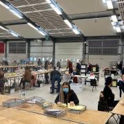 Counting of votes in South Norfolk and Broadland, which is being done at the Norfolk Showground.