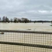 There was widespread flooding across Bungay over the Christmas period.
