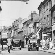 Lowestoft's High Street in the early 1950s, near to the Crown Hotel. Picture: Jack Rose Collection