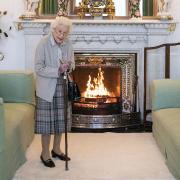 Queen Elizabeth II has died. This photograph was taken at Balmoral on Tuesday, as she received Liz Truss for an audience at Balmoral