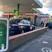 'No diesel': The BP service station in Cornard Road, Sudbury