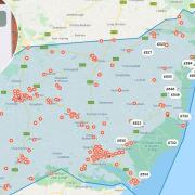 High-cost Airbnb lets in East Suffolk could be fuelling the shortage of rental properties on Rightmove.