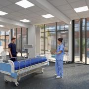 CGI showing the East Building internal paramedic room at the University of Suffolk's new health and wellbeing quarter. Picture: Blue Cube Studios Ltd
