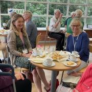 Halesworth Volunteers were been honoured with the Queen's Award for Voluntary Service in 2022, seen pictured in the old Halesworth Co-op cafe