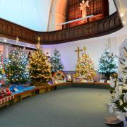 Hungate Christmas Tree Festival as seen in 2019.