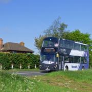 The 'X41 Bungay Fast' from Norwich to Bungay