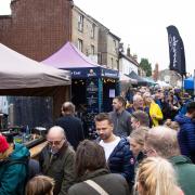 Last year's market in Earsham Street, where the majority of stalls were positioned with over 2000 visitors attending the day Picture: Bungay Events and Business Association.