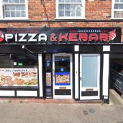 The exterior of Beccles Kebab Shop
