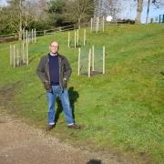 Olly Barnes, Deputy Town Reeve, at the Orchard site on 'The Drift'