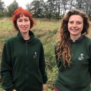 River Waveney Trust development manager Martha Meek (left) and catchment officer Emily Winter (right), are working to ensure the river remains at a healthy depth