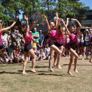 One of the performances at Beccles Hospital Fete