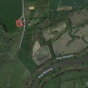 The location of the annexe which has been denied permission for change of use is situated in the red square shown, 400metres from the meandering River Waveney