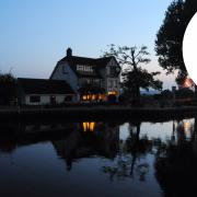 The still water of the River Yare in the evening at the Beauchamp Arms - a perfect setting for a rave?