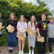 Students fates were confirmed as they collected their A-Level results