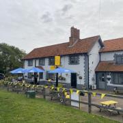 The incident happened on the Diss side of The Three Horseshoes pub in Billingford along the A143