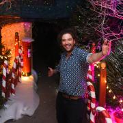 Silas Rayner welcomes you to the Santa's Grotto in his new bar called The Mayfair