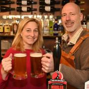 Jo and Frank Butt, the landlords of the oldest pub in Loddon, The Angel Inn