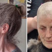 Alison Shirreff has raised £1,500 and counting by shaving her head